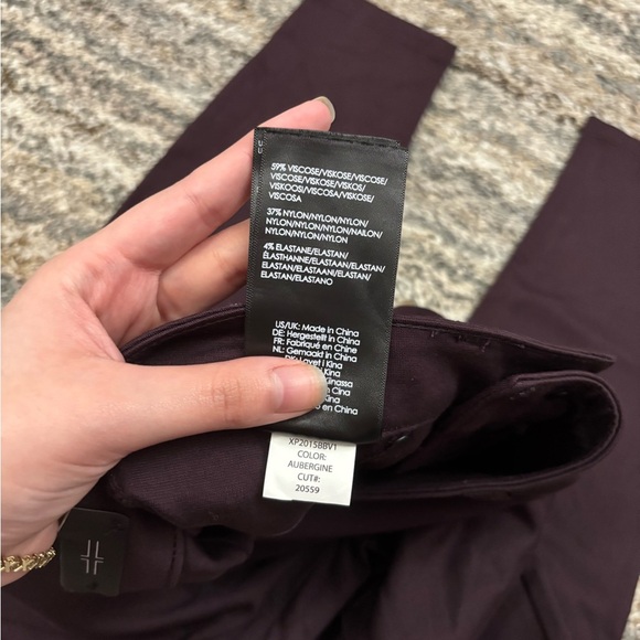 Liverpool Skinny Jeggings In Aubergine Sz 4/27P NWT | Liverpool Skinny Jeans - - Picture 7 of 12